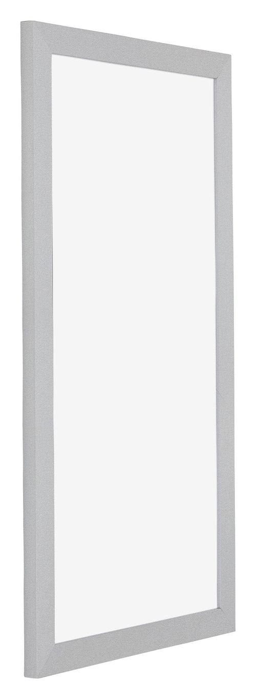 Mura MDF Bilderrahmen 45x80cm Silber Matt Vorne Schrag | Yourdecoration.de