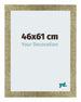Mura MDF Bilderrahmen 46x61cm Gold Antik Vorne Messe | Yourdecoration.de