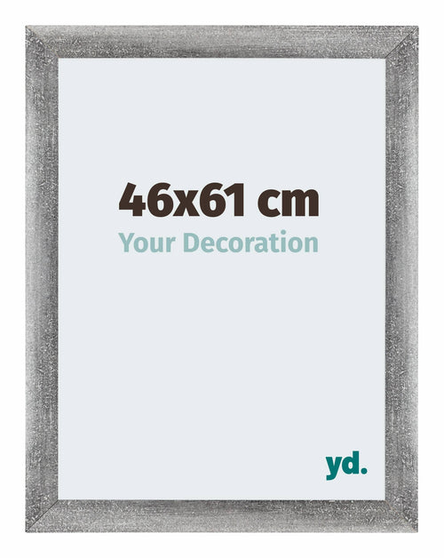 Mura MDF Bilderrahmen 46x61cm Grau Gewischt Vorne Messe | Yourdecoration.de