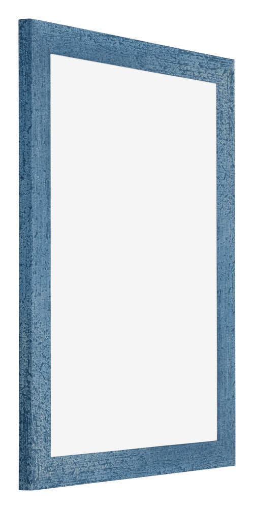 Mura MDF Bilderrahmen 46x61cm Hellblau Gewischt Vorne Schrag | Yourdecoration.de