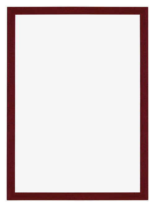 Mura MDF Bilderrahmen 48x67cm Weinrot Gewischt Vorne | Yourdecoration.de