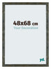 Mura MDF Bilderrahmen 48x68cm Blau Gold Meliert Vorne Messe | Yourdecoration.de