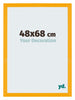 Mura MDF Bilderrahmen 48x68cm Gelb Vorne Messe | Yourdecoration.de