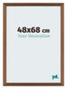 Mura MDF Bilderrahmen 48x68cm Kupfer Dekor Vorne Messe | Yourdecoration.de