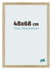 Mura MDF Bilderrahmen 48x68cm Sonoma Eiche Vorne Messe | Yourdecoration.de