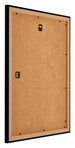 Mura MDF Bilderrahmen 50x60cm Schwarz Hochglanz Rucksteite Schrag | Yourdecoration.de