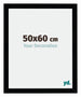Mura MDF Bilderrahmen 50x60cm Schwarz Hochglanz Vorne Messe | Yourdecoration.de