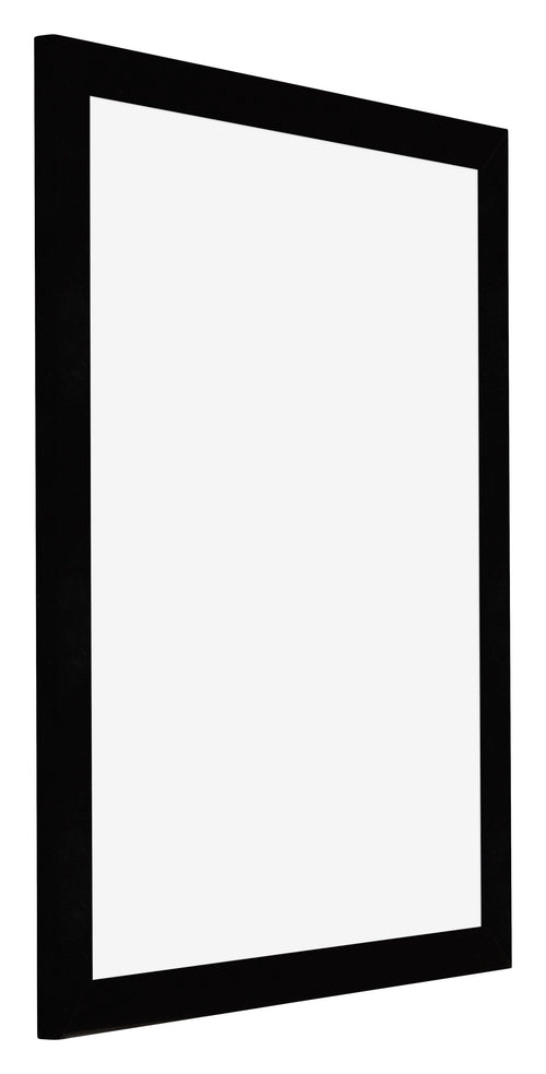 Mura MDF Bilderrahmen 50x60cm Schwarz Hochglanz Vorne Schrag | Yourdecoration.de