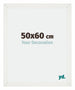 Mura MDF Bilderrahmen 50x60cm Weiss Gewischt Vorne Messe | Yourdecoration.de