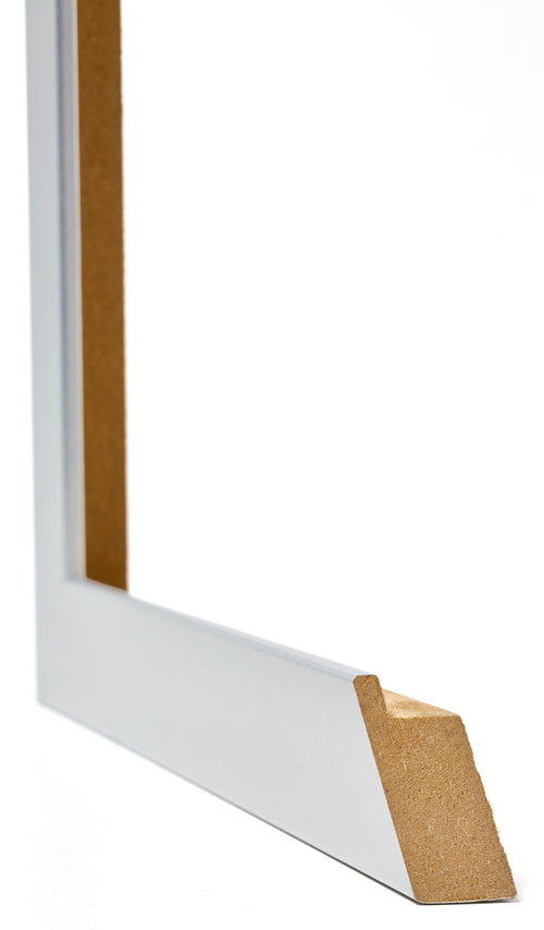 Mura MDF Bilderrahmen 50x70cm Aluminium Geburstet Detail Querschnitt | Yourdecoration.de