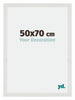 Mura MDF Bilderrahmen 50x70cm Weiss Matt Vorne Messe | Yourdecoration.de