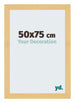 Mura MDF Bilderrahmen 50x75cm Buche Dekor Vorne Messe | Yourdecoration.de