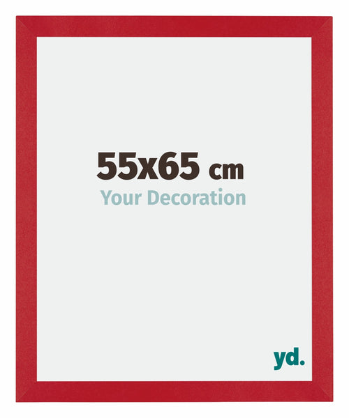 Mura MDF Bilderrahmen 55x65cm Rot Vorne Messe | Yourdecoration.de