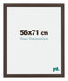 Mura MDF Bilderrahmen 56x71cm Eiche Dunkel Vorne Messe | Yourdecoration.de