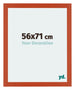 Mura MDF Bilderrahmen 56x71cm Orange Vorne Messe | Yourdecoration.de