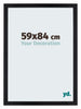 Mura MDF Bilderrahmen 59x84cm Schwarz Matt Vorne Messe | Yourdecoration.de