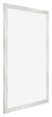 Mura MDF Bilderrahmen 59x84cm Silberglanz Vintage Vorne Schrag | Yourdecoration.de