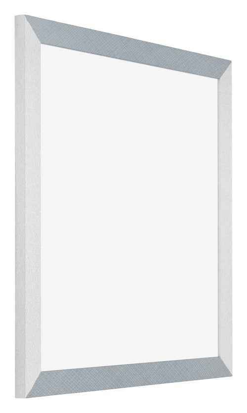 Mura MDF Bilderrahmen 60x60cm Aluminium Geburstet Vorne Schrag | Yourdecoration.de