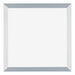 Mura MDF Bilderrahmen 60x60cm Aluminium Geburstet Vorne | Yourdecoration.de
