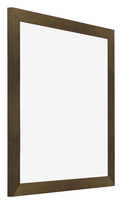 Mura MDF Bilderrahmen 60x60cm Bronze Dekor Vorne Schrag | Yourdecoration.de