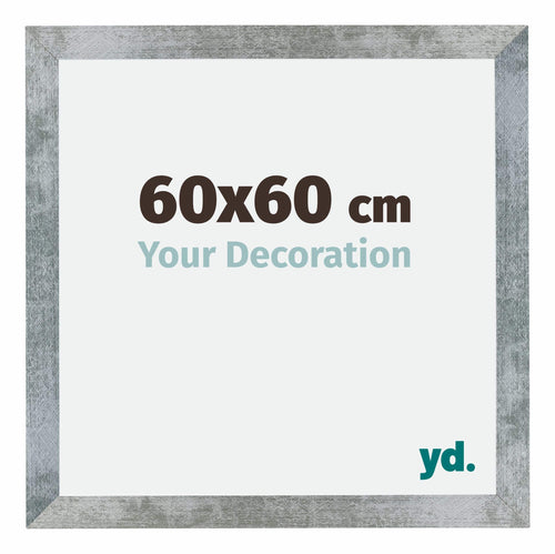 Mura MDF Bilderrahmen 60x60cm Eisen Gewischt Vorne Messe | Yourdecoration.de