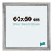 Mura MDF Bilderrahmen 60x60cm Grau Gewischt Vorne Messe | Yourdecoration.de