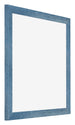 Mura MDF Bilderrahmen 60x60cm Hell Blau Geveegd Vorne Schrag | Yourdecoration.de