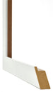 Mura MDF Bilderrahmen 60x60cm Weiss Gewischt Detail Querschnitt | Yourdecoration.de
