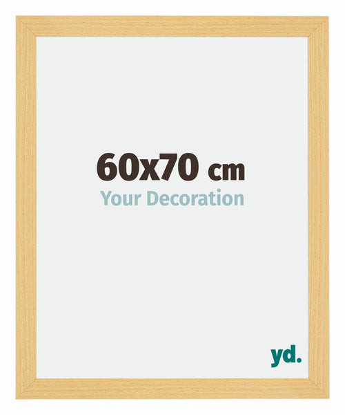 Mura MDF Bilderrahmen 60x70cm Buche Dekor Vorne Messe | Yourdecoration.de