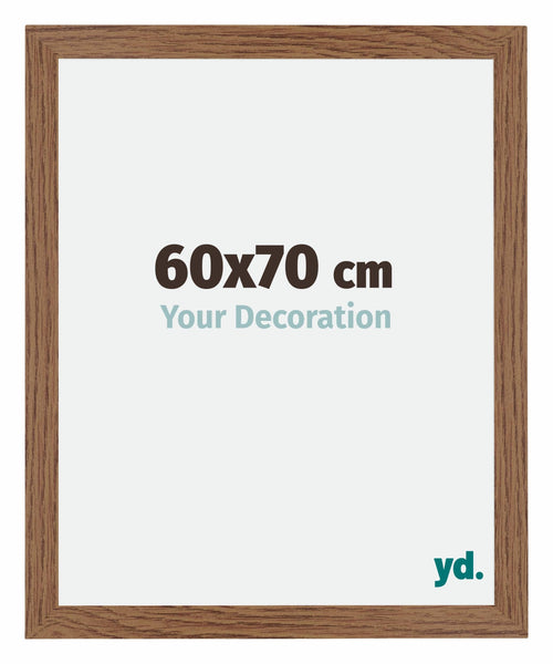 Mura MDF Bilderrahmen 60x70cm Eiken Rustiek Vorne Messe | Yourdecoration.de