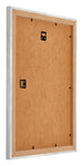 Mura MDF Bilderrahmen 60x80cm Silberglanz Vintage Rucksteite Schrag | Yourdecoration.de