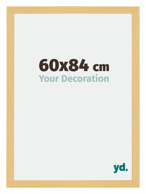 Mura MDF Bilderrahmen 60x84cm Buche Dekor Vorne Messe | Yourdecoration.de