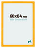 Mura MDF Bilderrahmen 60x84cm Gelb Vorne Messe | Yourdecoration.de