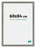 Mura MDF Bilderrahmen 60x84cm Grau Vorne Messe | Yourdecoration.de
