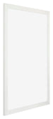 Mura MDF Bilderrahmen 60x84cm Weiss Gewischt Vorne Schräg | Yourdecoration.de