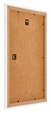 Mura MDF Bilderrahmen 60x90cm Weiss Gewischt Rückseite Schräg | Yourdecoration.de