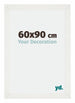Mura MDF Bilderrahmen 60x90cm Weiss Gewischt Vorne Messe | Yourdecoration.de