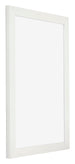 Mura MDF Bilderrahmen 60x90cm Weiss Gewischt Vorne Schräg | Yourdecoration.de