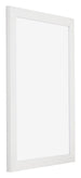 Mura MDF Bilderrahmen 60x90cm Weiss Hochglanz Vorne Schräg | Yourdecoration.de