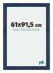 Mura MDF Bilderrahmen 61x91 5cm Dunkelblau Gewischt Vorne Messe | Yourdecoration.de