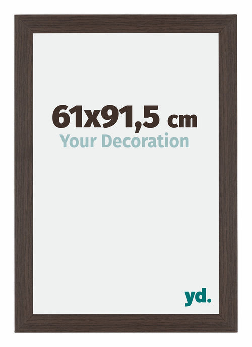 Mura MDF Bilderrahmen 61x91 5cm Eiche Dunkel Vorne Messe | Yourdecoration.de