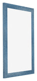 Mura MDF Bilderrahmen 61x91 5cm Hell Blau Geveegd Vorne Schrag | Yourdecoration.de