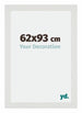 Mura MDF Bilderrahmen 62x93cm Weiss Matt Vorne Messe | Yourdecoration.de