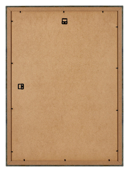 Mura MDF Bilderrahmen 67x98cm Blau Gold Meliert Ruckseite | Yourdecoration.de