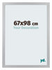 Mura MDF Bilderrahmen 67x98cm Grau Vorne Messe | Yourdecoration.de