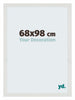 Mura MDF Bilderrahmen 68x98cm Weiss Matt Vorne Messe | Yourdecoration.de