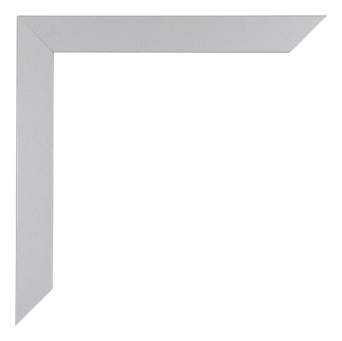 Mura MDF Bilderrahmen 70x100cm Silber Matt Detail Ecke | Yourdecoration.de