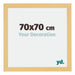 Mura MDF Bilderrahmen 70x70cm Buche Dekor Vorne Messe | Yourdecoration.de