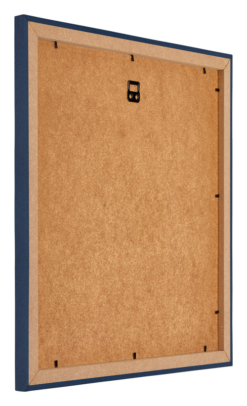 Mura MDF Bilderrahmen 70x70cm Dunkelblau Gewischt Rucksteite Schrag | Yourdecoration.de