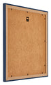 Mura MDF Bilderrahmen 70x70cm Dunkelblau Gewischt Rucksteite Schrag | Yourdecoration.de